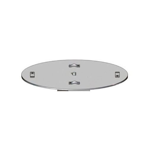 9 Inch Disk With Gripping Clips For 2 Inch ROUND METAL Pole