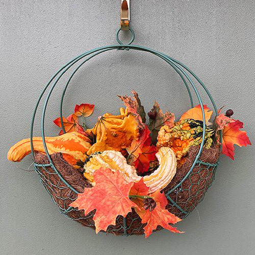 14-inch Wreath Hanging Basket with Coco-fiber Liner