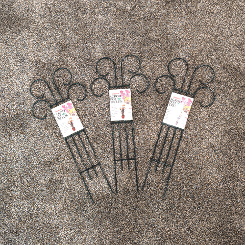 Scroll Pot Trellis Set of 3 Scroll Pot Trellis Set of 3