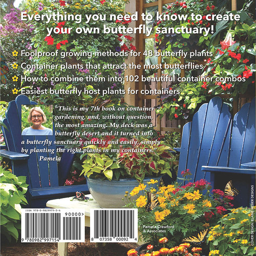 New! Pamela Crawford's "Container Gardens for Butterflies" Book