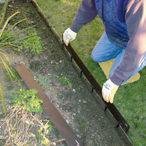 Lawn Edging - Step 2 - Place EverEdge Into Position