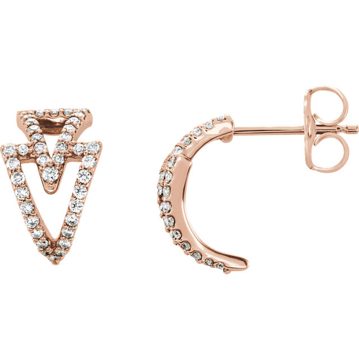 Fashion Hoop Montibello Com 14k Yellow Geometric J Hoop Earrings Fashion Hoop Montibello Com 14k Yellow Geometric J Hoop Earrings