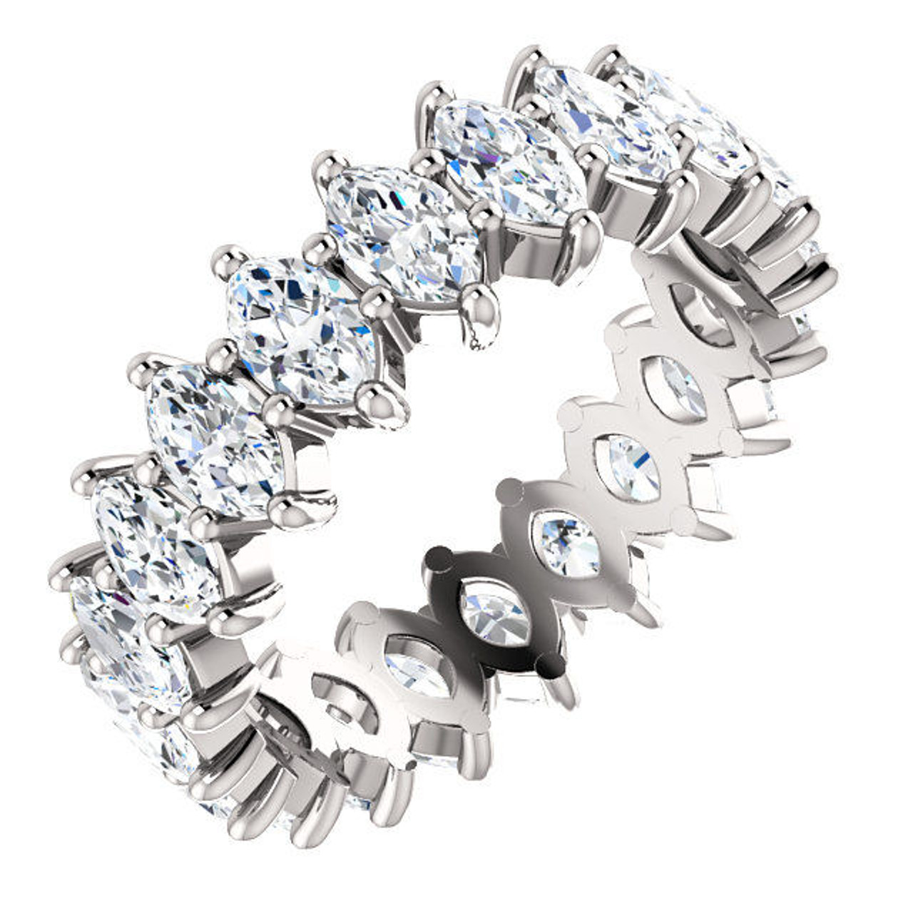 Tacori RoyalT Marquise Diamond Eternity Band HT266065 | J.R. Dunn Jewelers