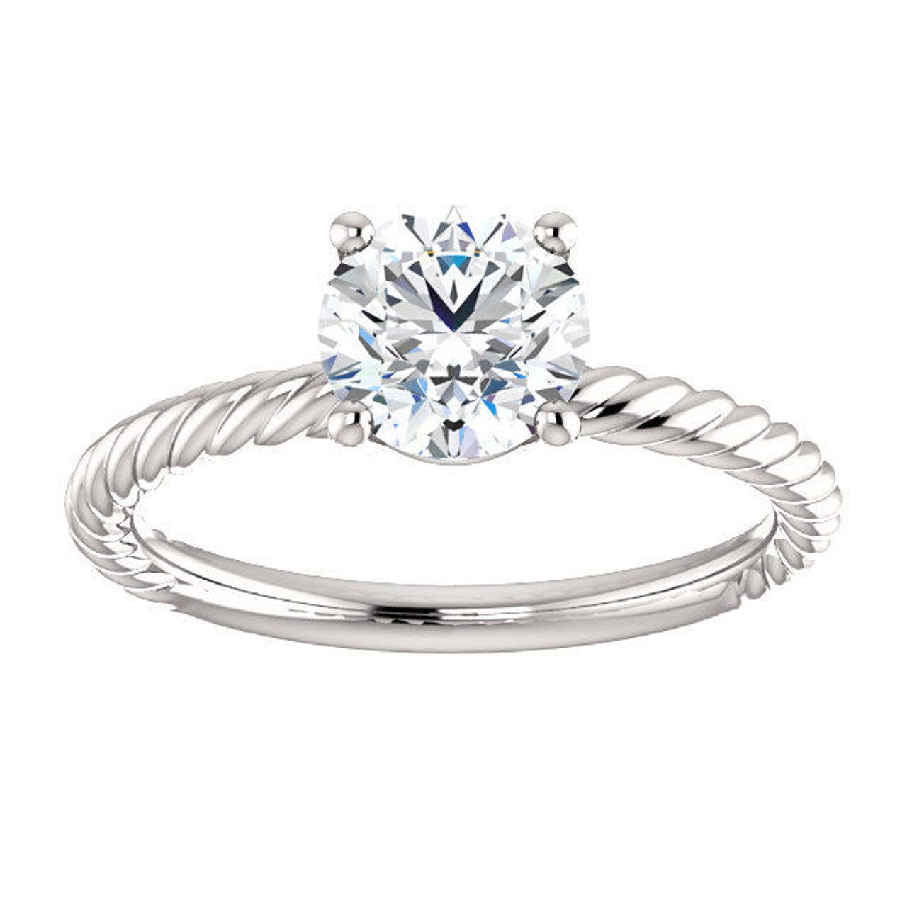 Rope Engagement Ring | Princess Jewelry