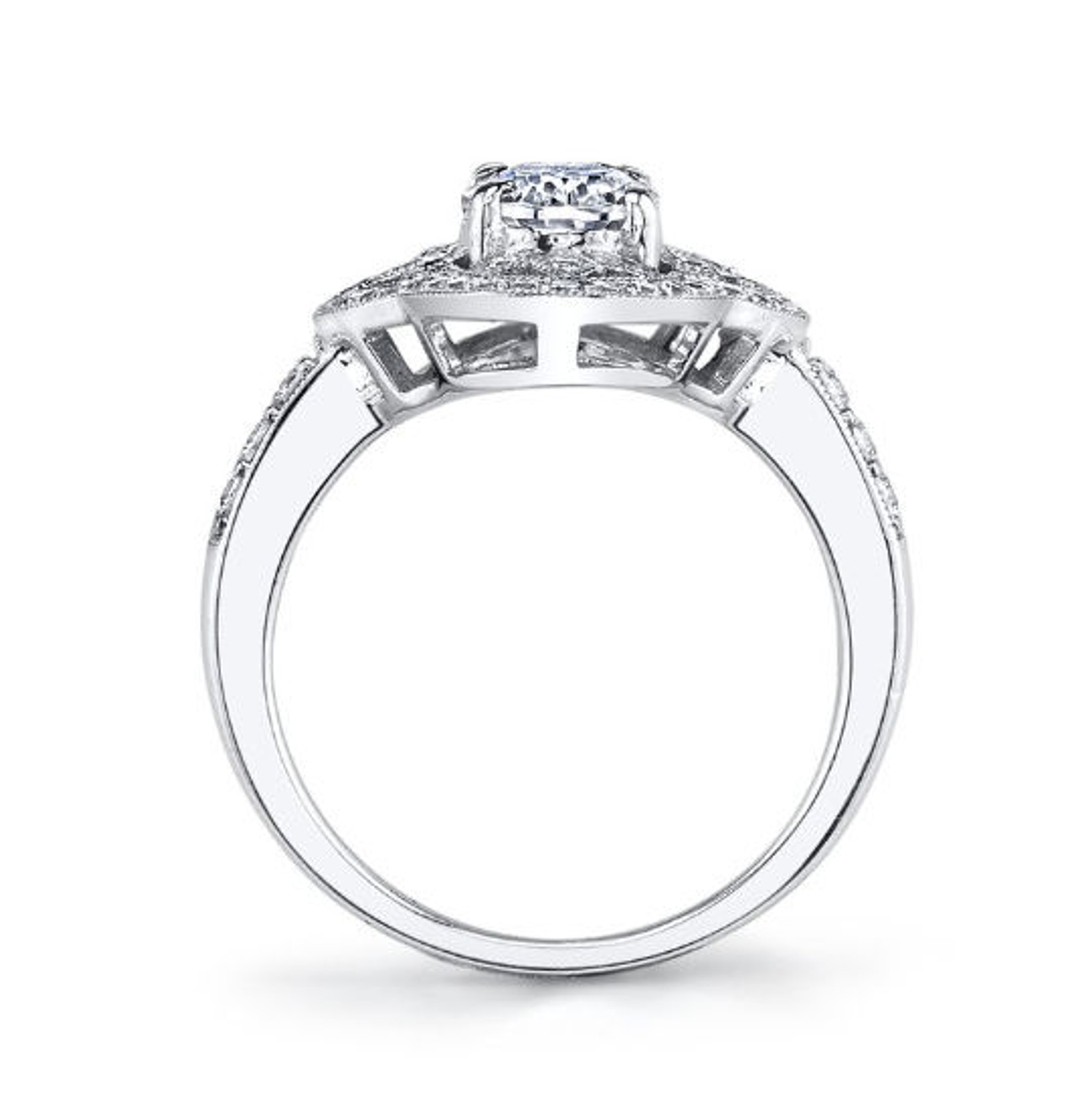 Vintage Diamond Engagement Ring | Princess Jewelry