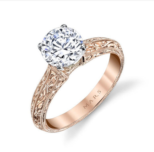 Rose Gold Engagement Ring Rose Gold Engagement Ring