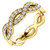Yellow Gold Twisted Eternity Ring