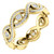 Yellow Gold Twisted Eternity Ring