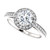 White Gold Round Diamond Engagement Ring