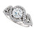 White Gold Round Engagement Ring