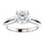 White Gold Solitaire Engagement Ring