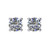 1/5 CT TW Round Diamond Stud Earrings