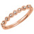 Rose Gold Diamond Stackable Ring