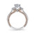 0.66 Diamond Rose & White Gold Engagement Ring