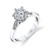 0.10 Ct Tw Diamond Engagement Ring