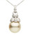 South Sea Cultured Pearl & 0.60 Ct Tw Diamond Pendant