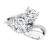 Two-Stone Lab Diamond Engagement Ring
