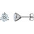 1 1/2 CTW Martini-Set Lab Grown Diamond Stud Earrings