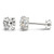 1 CTW 4-Prong Lab Grown Diamond Stud Earrings