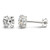 1 1/4 CTW 4-Prong Lab Grown Diamond Stud Earrings