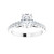 Oval Cut 0.50 Ct Tw Diamond Accent Engagement Ring