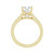Princess Cut 0.86 Ct Tw Diamond Engagement Ring