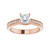 Round Diamond Miligrain Vintage Engagement Ring