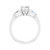 Diamond Three Stone Baguette Engagement Ring