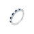 Genuine Sapphire & Diamond Ring