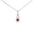 Genuine Ruby & Diamond Pendant 