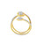 Freeform Diamond Fashion Ring 