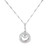 Triple Diamond Circle Pendant