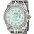 Online Only Pre-owned Independently Certified Rolex Steel/18KW Bezel Diamond Ice Blue Ladies' Datejust Watch