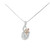 White & Pink Diamond Pendant