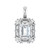 Emerald Cut Lab-Grown Diamond Pendant