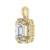 Emerald Cut Lab-Grown Diamond Pendant