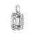 Emerald Cut Lab-Grown Diamond Pendant