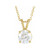 Solitaire Lab-Grown Diamond Pendant Necklace