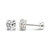 5 CTW 4-Prong Lab Grown Diamond Stud Earrings