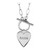 Engravable Heart Toggle Necklace