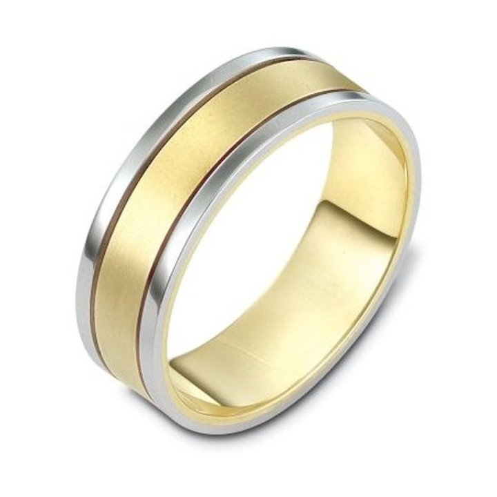 Two-tone Classic Wedding Band