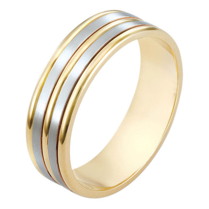 Two-tone Classic Wedding Band