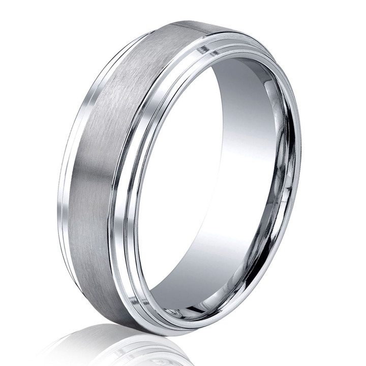 Cobalt Chrome Classic 8.0 MM Wide Wedding Ring
