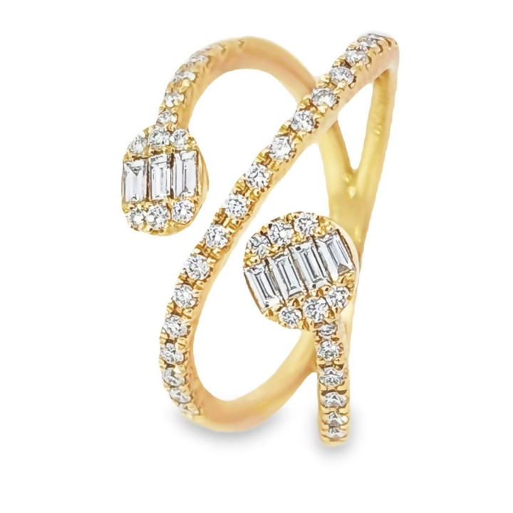 18kt Yellow Gold Diamond Fashion Ring