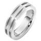 White Gold Contemporary Wedding Ring