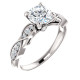 White Gold Diamond Engagement Ring