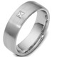 White Gold Princess Cut Diamond Wedding Ring