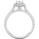 Diamond Halo Marquise Engagement Ring