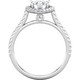 Diamond Pear Shape Halo Engagement Ring