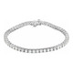 14Kt White Gold 5.0 ct tw Diamond Tennis Bracelet